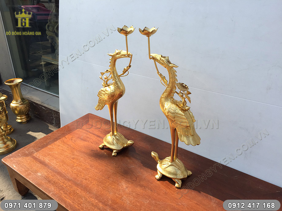 hạc đồng thếp v&agrave;ng